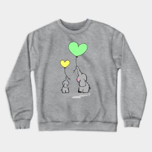 Baby Elephant Crewneck Sweatshirt